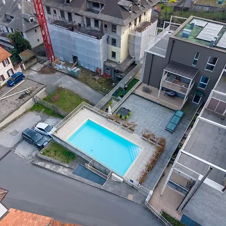 דירה Larius Apartment-residence With Pool On *